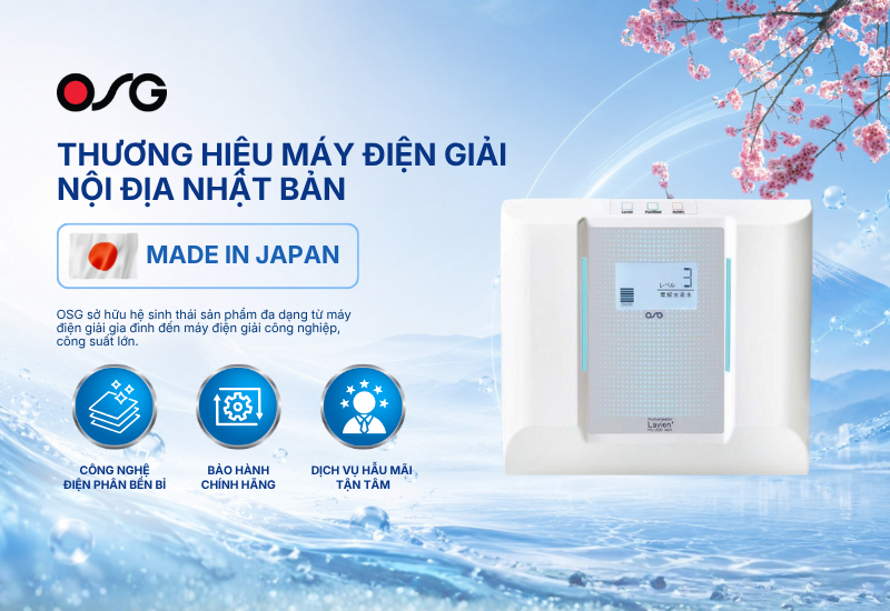 OSG – THƯƠNG HIỆU MÁY ĐIỆN GIẢI NỘI ĐỊA NHẬT BẢN